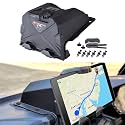 Goldfire UTV Tablet Stand for Polaris General 1000 GPS Phone Holder Electronic Device Mount with Storage Box Organizer Compatible with Polaris General 1000/4 1000 2016-2023 2024 Accessories