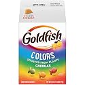 Goldfish Colors Cheddar Cheese Crackers, Carton 27.3 Ounce (Pack of 6)