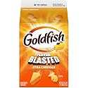 Goldfish Flavor Blasted Xtra Cheddar Cheese Crackers, 27.3 Ounce Carton, (Pack of 6)