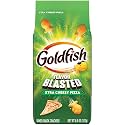 Goldfish Flavor Blasted Xtra Cheesy Pizza Cheese Crackers, 6.6 Oz Bag