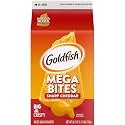 Goldfish Mega Bites, Sharp Cheddar Crackers, 26.7 Oz Carton