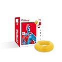 Goldmedal 1.0 Sq mm Fire Retardant Electric Wire | 90 Meter PVC Insulated Single Core Copper Wire | Flexible Electrical Cable for Home, Domestic &amp; Industrial Use | (Yellow)