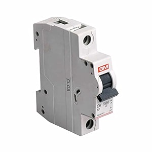 goldmedal 10a single pole mcb white