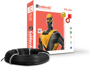 goldmedal fr-lsh grade 15 sqmm black 90 m wire black