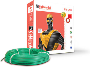 goldmedal fr-lsh grade 15 sqmm green 90 m wire green
