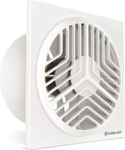 goldmedal trigo  high speed  silent operation  axial flow  dust protection 150 mm exhaust fan white