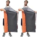 GoldPig Heavy Duty Rubber Apron, Waterproof Chemical Resistant