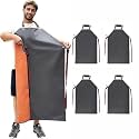 GoldPig Heavy Duty Rubber Apron, Waterproof Chemical Resistant