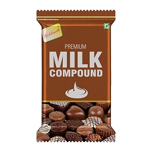 goldsmith chocolate compound bar  chocolate making perfect for baking milk compound pack of 1 500 gram