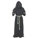 GOLDSTITCH Friar Medieval Hooded Monk Renaissance Priest Robe Costume Cosplay