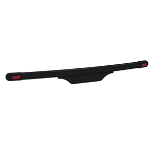 goldsun premium ms steel black finish rear bumper for baleno 2015-2025
