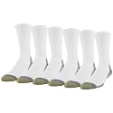 GOLDTOE Men's 656S Cotton Crew Athletic Socks (Multipack)