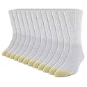 GOLDTOE Men's 656S Cotton Crew Athletic Socks (Multipack)