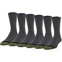 GOLDTOE Men's 656S Cotton Crew Athletic Socks (Multipack)