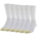 GOLDTOE Men's 656S Cotton Crew Athletic Socks (Multipack)