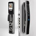 GOLENS Luxury Smart Door Lock Digital Door Lock with Camera | Fingerprint | WiFi | Mobile App | PIN | RFID Card | Manual Key Smart Door Lock (X29 Black), Alloy Steel