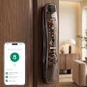 Golens X32 with Bell (NEW Launch) Smart Digital Rim Lock | 8-in-1 Unlock | Face, Fingerprint, Palm, RFID, PIN, WiFi, Bluetooth &amp; Key | Wooden &amp; Metal Doors | Smart Home Security