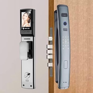 golens x39 smart fingerprint door lock password bluetooth app fingerprint door knob with fingerprintanti-peep codeemergency key for apartmenthotelofficehomebedroom x97 black silver