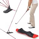 Golf Alignment Sticks & Swing Trainer Set Adjustable 7-Angle Holder & Grip Trainer Aid Portable Sectional Design for Swing Plane & Path Correction Training Equipment