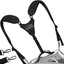 Golf Bag Straps, Universal Replacement Double Shoulder Shoulder Straps, Sailcloth Golf Bag Carry Strap USA Flag