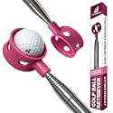 Golf Ball Retriever Telescopic for Water, 9/12/15/20Ft GolfBall Grabber Tool, Golf Accessories Gifts for Men, Women & Golfers, Golf Balls Picker with Stainless Steel Shaft & Rubber Grip