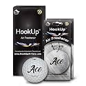 Golf Car Air Freshener by HookUp - 2 Pack - Black Gold Scent (Extra Strong) | Unique Golf Gift for Players, Coach, Fans | Hanging Car Accessory with Long Lasting Fresheners Smell