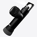 Golf Club Brush Cleaner with Water Spray Bottle and Sponge - Clean Golf Clubs Golf Balls Shoes All at Once - Heavy Duty - Golf Cleaning Device - Golf Accessories- USA Company (Matte Black)