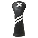 Golf Club Covers,4pcs or 1pc Golf Headcovers for Woods and Driver Fairway Hybrids Women Men - Premium PU Leather with Interchangeable Tags & Magnetic Blade and Mallet Putter Covers