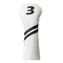 Golf Club Covers,4pcs or 1pc Golf Headcovers for Woods and Driver Fairway Hybrids Women Men - Premium PU Leather with Interchangeable Tags & Magnetic Blade and Mallet Putter Covers