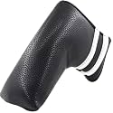 Golf Club Covers,4pcs or 1pc Golf Headcovers for Woods and Driver Fairway Hybrids Women Men - Premium PU Leather with Interchangeable Tags & Magnetic Blade and Mallet Putter Covers