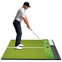 Golf Hitting Mat with Ball Tray - 5x4/6x4 26/31mm Fairway & Rough Turf