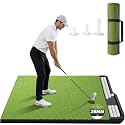 Golf Mat 5x4ft, 26-50mm Golf Hitting Mat for Indoor & Outdoor