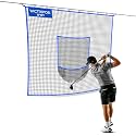 Golf Net with Extra Striking Net, Heavy Duty Golf Practice Hitting Net