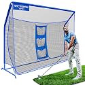 Golf Practice Hitting Net with Extra Striking Net & 3-Zone Chipping Net