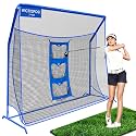 Golf Practice Hitting Net with Extra Striking Net & 3-Zone Chipping Net