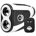 Golf Rangefinder with Slope - 1200 Yards Range Finder for Golfing/Hunting, 7X Magnification, Flag Pole Locking Vibration, Rechargeable Range Finders with Magnet Stripe, Best Golf Accessories Gift