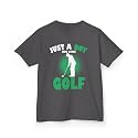 Golf Shirt, Just a Boy Who Loves Golf Golfing Sports Lovers Tee Gifts
