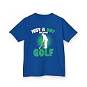 Golf Shirt, Just a Boy Who Loves Golf Golfing Sports Lovers Tee Gifts