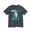 Golf Shirt, Just a Boy Who Loves Golf Golfing Sports Lovers Tee Gifts