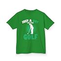 Golf Shirt, Just a Boy Who Loves Golf Golfing Sports Lovers Tee Gifts