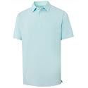 Golf Shirts for Men - Dry Fit Moisture Wicking Short Sleeve Performance Sport Casual Striped Collared Mens Polo Shirt