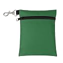 Zipper Golf Ball Bag w/Metal Lobster Claw Clip