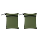 Zipper Golf Ball Bag w/Metal Lobster Claw Clip