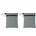 Zipper Golf Ball Bag w/Metal Lobster Claw Clip