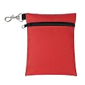 Zipper Golf Ball Bag w/Metal Lobster Claw Clip