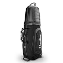 Golf Travel Bag for Airlines: Hard Case Top, Waterproof Zippers, Built-in TSA Lock, 1680D Oxford Fabric, Oversized Tank Wheels, Lightweight – Enhanced Club Protection
