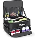 Golf Trunk Organizer with Shoe Storage, Golf Gifts for Men,2-Pair Capacity, Waterproof Car Trunk Locker Storage Box for Golf Gear and Accessories,Golfer Gifts