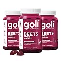 Goli Nutritional Supplement, Beets Cardio Gummy, 180 Count(3 Pack of 60), 100mg CoQ10 & Beet Root Extract - Gluten-Free, Vegan, Non-GMO, and Gelatin-Free. Nature's Great Superfood