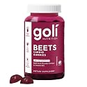 Goli Nutritional Supplement, Beets Cardio Gummy - 60 Count - 100mg CoQ10 &amp; Beet Root Extract - Gluten-Free, Vegan, Non-GMO, and Gelatin-Free. Nature's Great Superfood.
