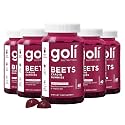 Goli Nutritional Supplement, Beets Cardio Gummy - 300 Count(5 Pack of 60) - 100mg CoQ10 & Beet Root Extract - Gluten-Free, Vegan, Non-GMO, and Gelatin-Free. Nature's Great Superfood.